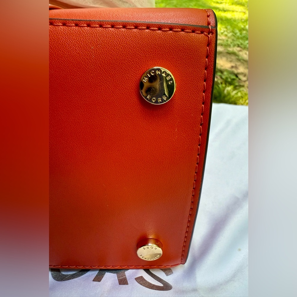 Michael Kors Bold Orange Satchel and Wallet Set - Picture 8 of 14